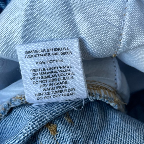 NWT GIMAGUAS Blue Flared Jeans Size 34/XS - Picture 7 of 9